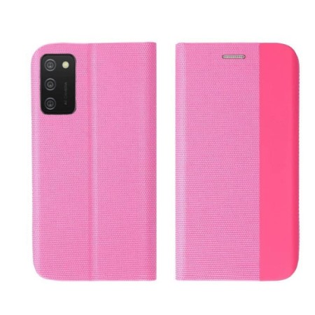 Samsung Galaxy A02S oldalra nyíló shelter flip tok, pink - mob-tok-shop.hu